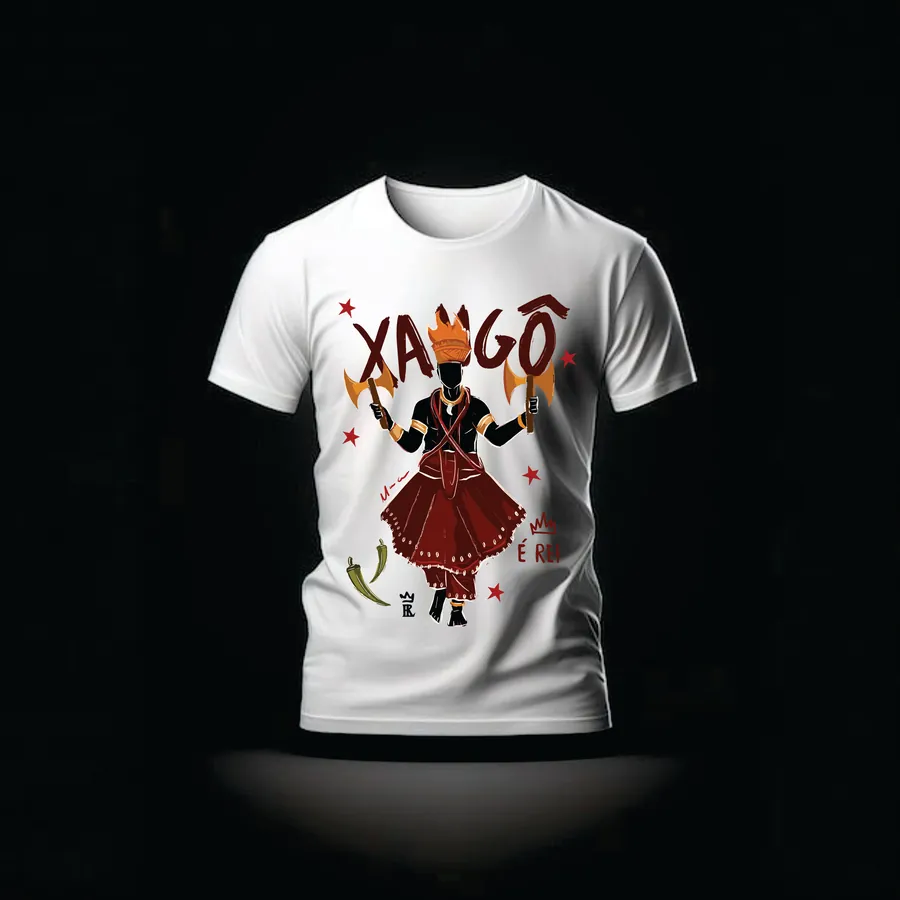 Camiseta Xangô É Rei — Rei 7 da Lira